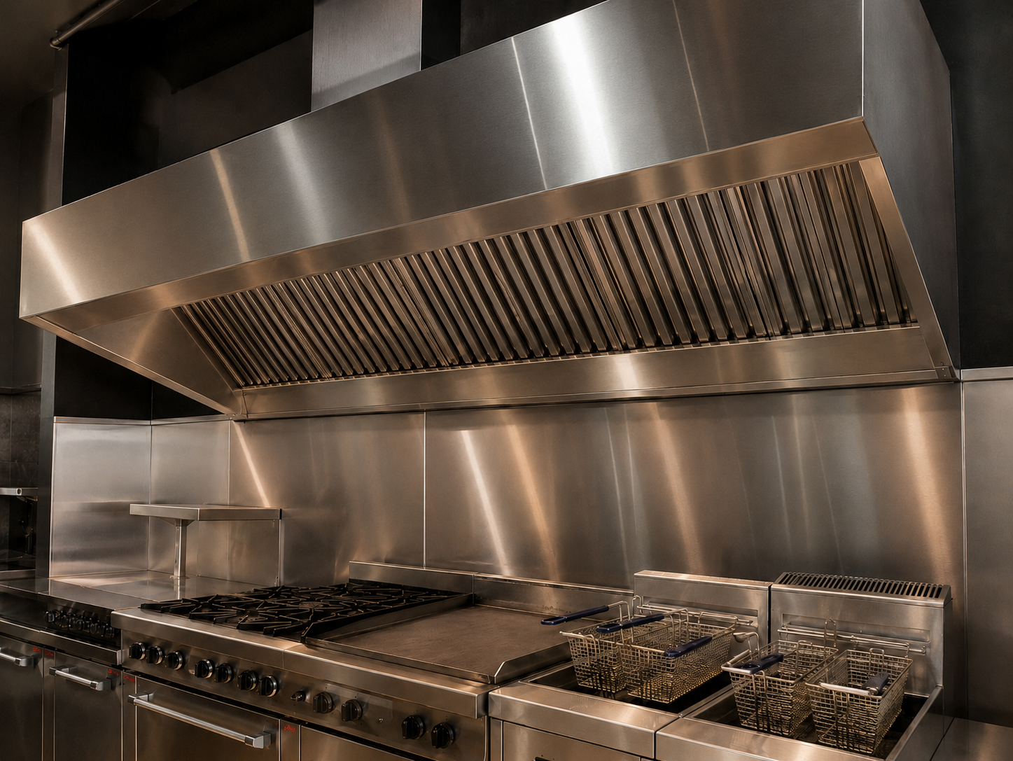 Exhaust hoods and ventilation for commercial kitchens