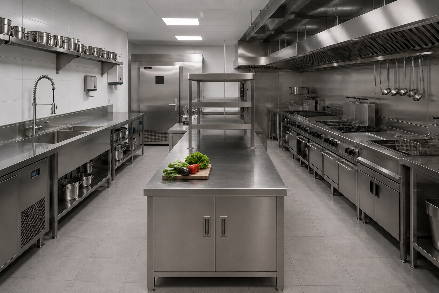 Commercial kitchen project media